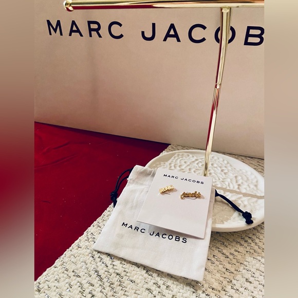 NWT! Authentic Marc Jacobs earrings + dust bag - Picture 4 of 6